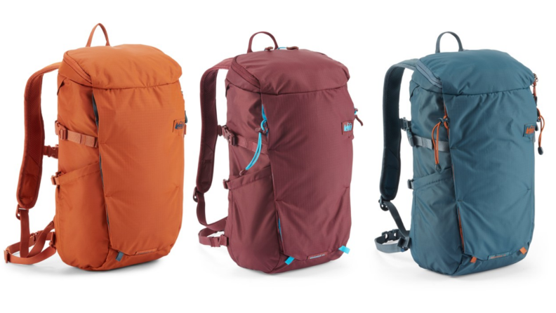 Three colors of the ruckpack