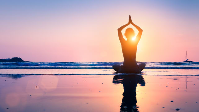 Sunrise meditation