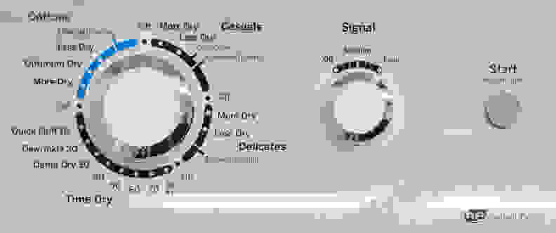 The GE GTD45EASJWS looks like it has a lot of cycles, but it's really just variations on four different key options.