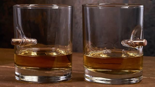 BenShot Bullet Rocks Glass