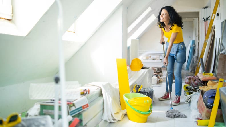 Take Marie Kondo and Martha Stewart in-hand, buy some shelving, storage bins, and trash bags, and start cleaning.