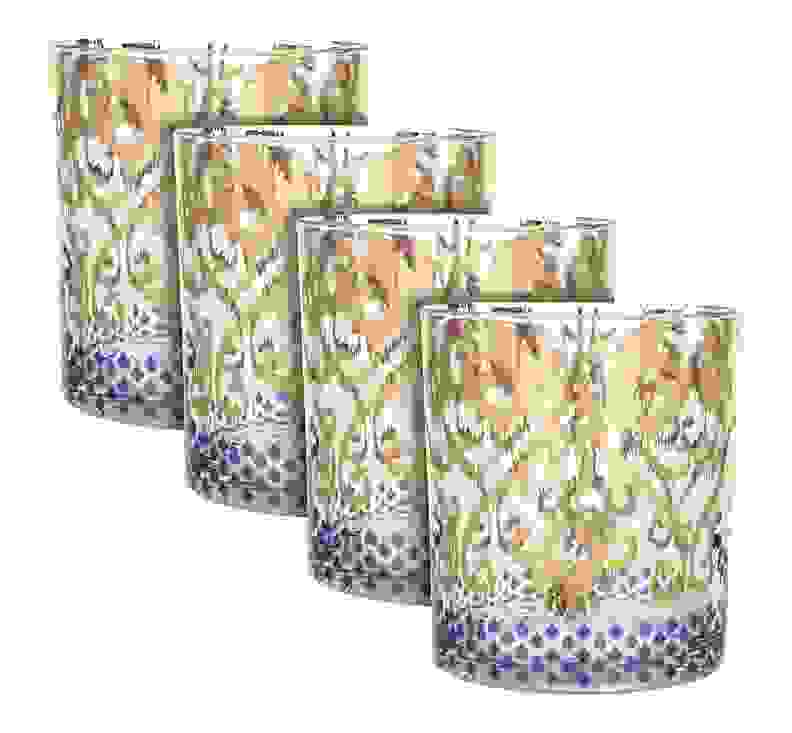 Patina Vie Golden Ikat barware