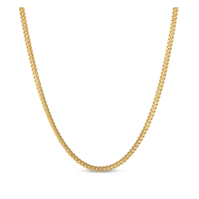 Product image of 3.5mm Diamond-Cut Cuban Curb Chain Necklace