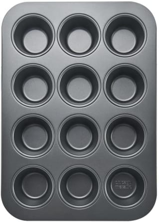 GoodCook Sweet Creations Bake-Take-Serve Nonstick Cupcake Pan Set with Tiered Stand Premium/Silver/Blue 