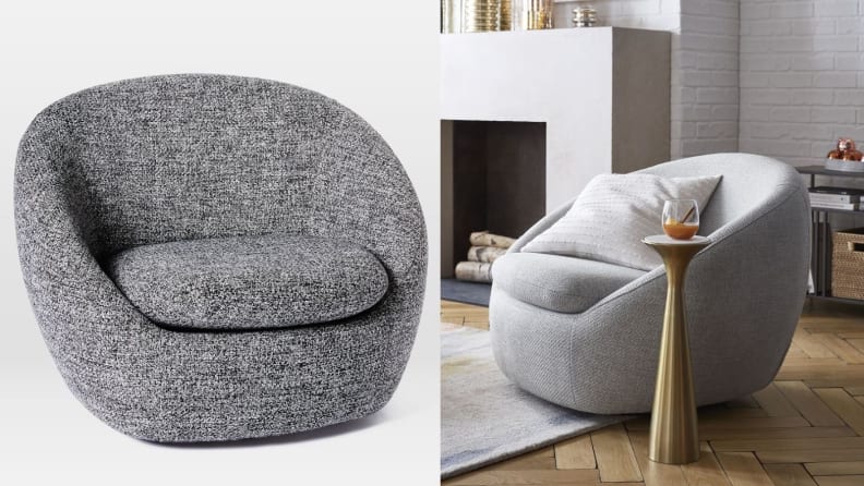 West Elm Cozy Swivel Chair
