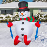 Product image of Goosh Christmas Inflatables Snowman with LED Lights