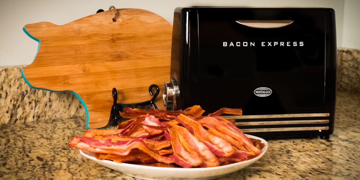  Sharper Image Bacon Express Toaster by Sharper Image : Grocery  & Gourmet Food