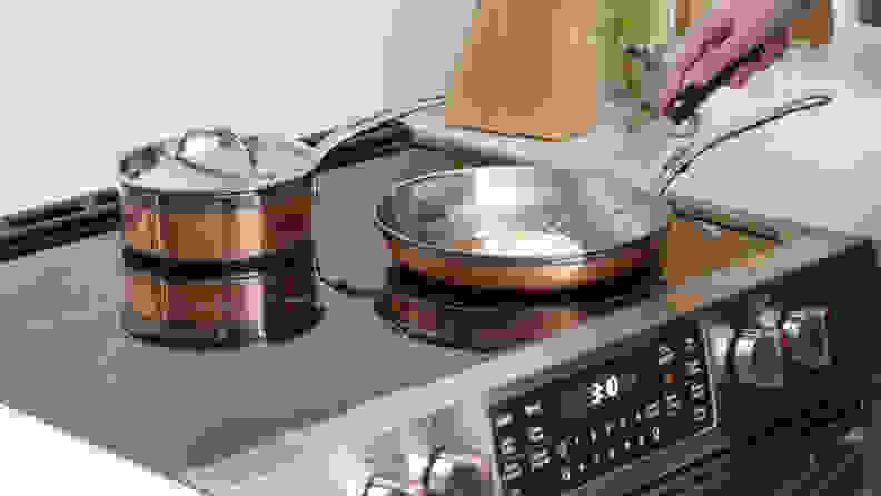 Hestan Cookware - CopperBond on Range