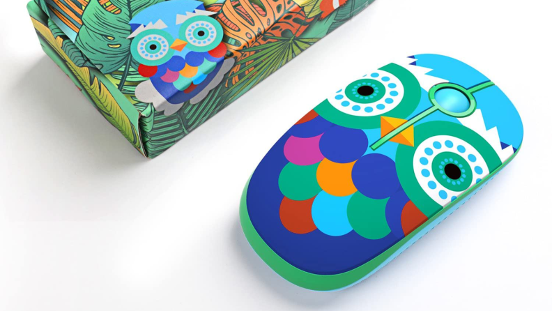 A colorful and fun wireless mouse can help inspire them.