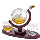 Product image of Godinger Whiskey Decanter Globe Set