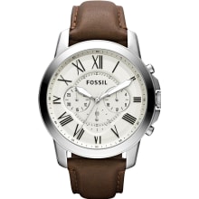Product image of Fossil Grant Chronograph Brown Leather Watch