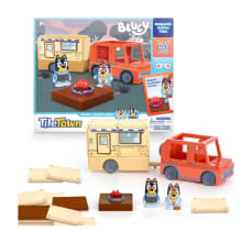 Product image of Tile Town Bluey Heeler Camper Magnetic Tile Set