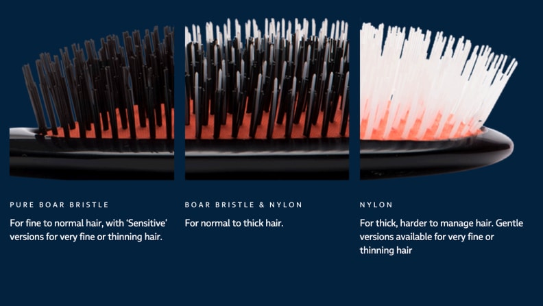 Bristle Brush - Evo Conrad Natural Bristle Dressing Brush - Evo Hair