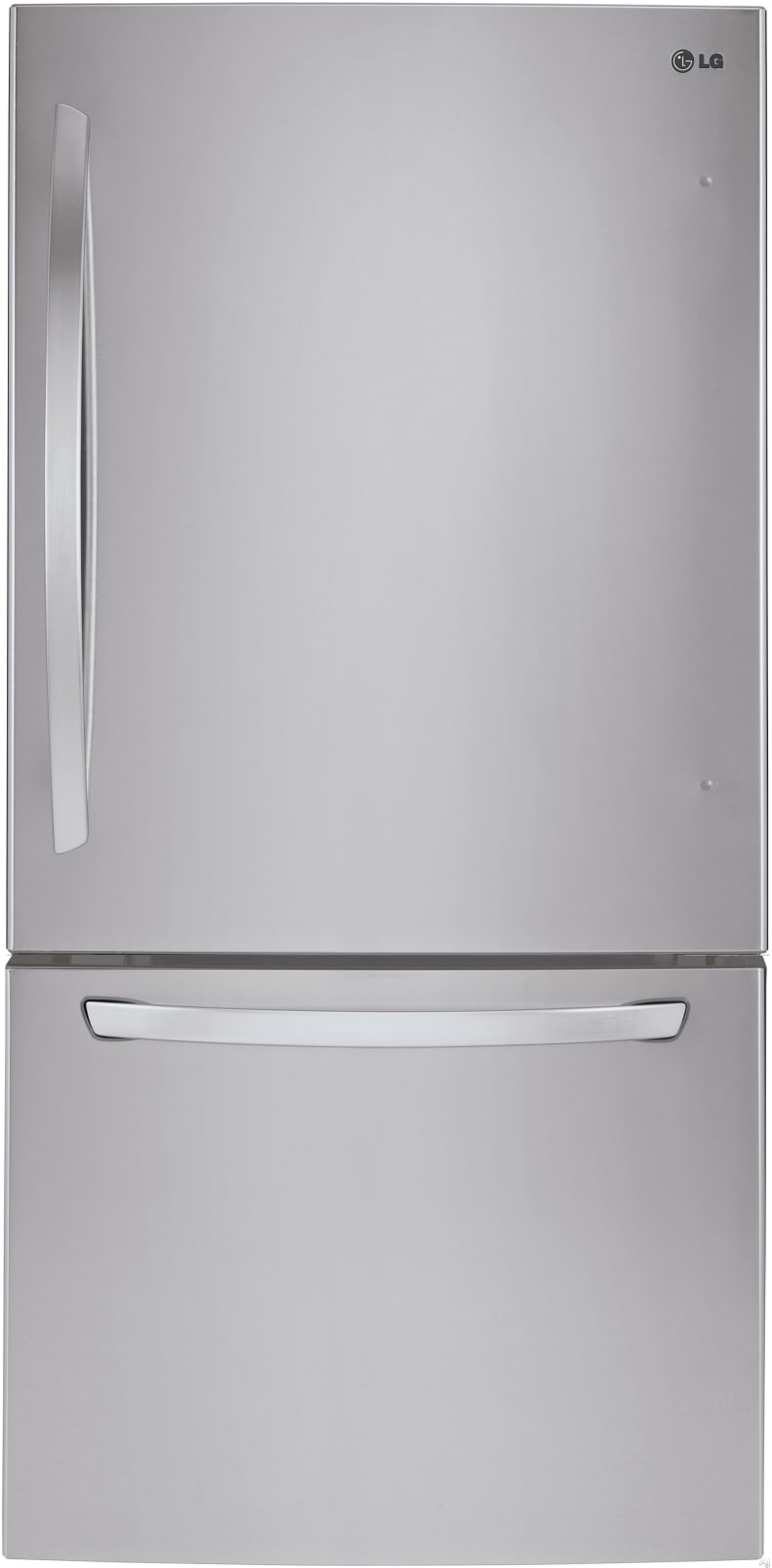 The LG LDCS24223S is the stainless steel version of this 24-cu.-ft. fridge.
