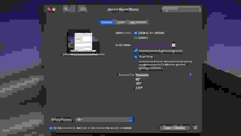 How to change the screen orientation on a laptop