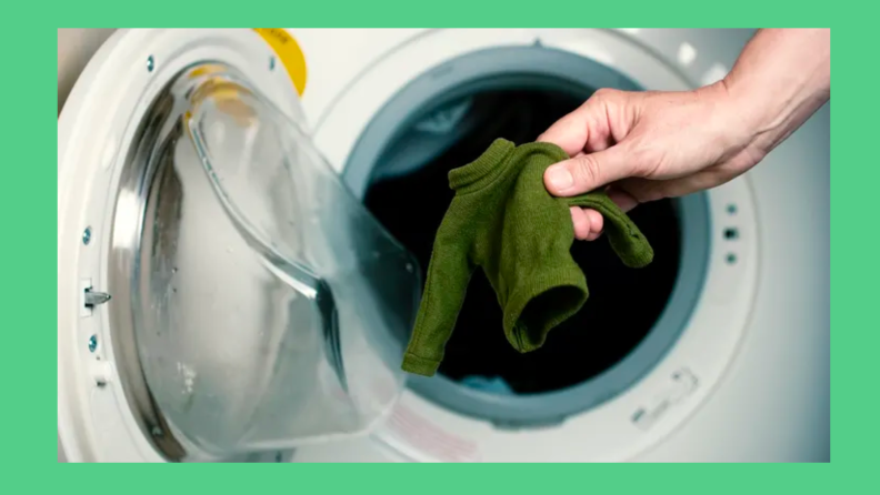 Don't dry your sweaters in the dryer—they will shrink
