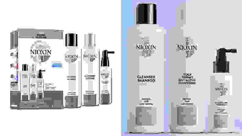 Nioxin系统头发护理包。