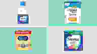 four different kinds of baby formula