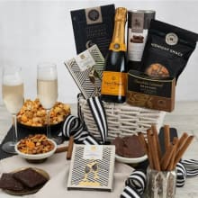 Product image of Midnight Snack Veuve Champagne Basket