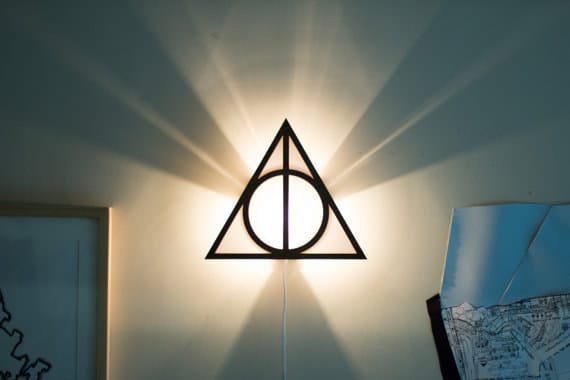 This Hallows lamp will spookify your bedroom.