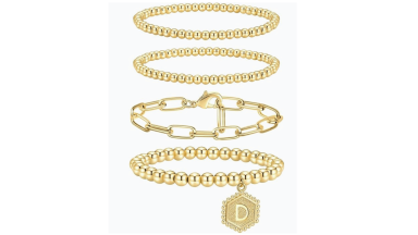 doubgood Gold Beaded Bracelets for Women