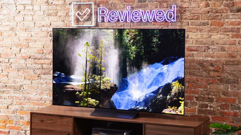 The LG C3 OLED TV displaying 4K/HDR content in a living room setting