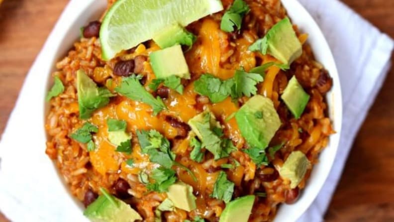 Instant Pot Cheesy Taco Rice - 365 Days of Slow Cooking and