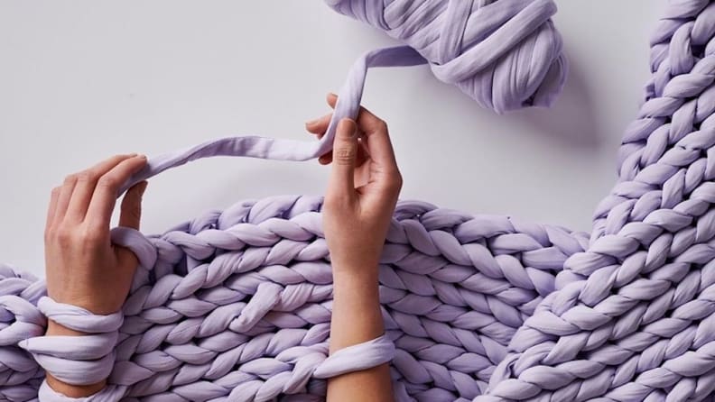 The Bearaby Napper has a cool hand-knitted construction.