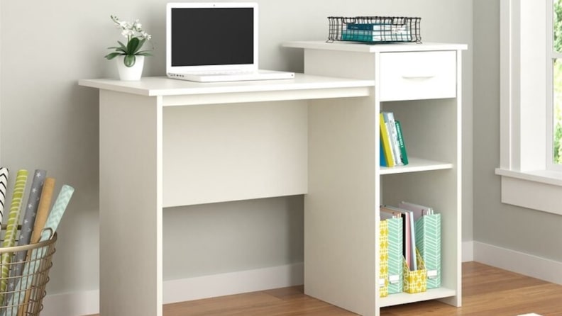 14 Best Ing Desks For Under 100, Desk With Side Shelves Ikea