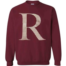 Product image of R Crewneck Sweatshirt Cardinal Maroon & Gold