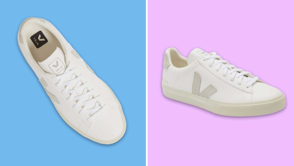 Veja Campo sneaker in the extra white/natural color