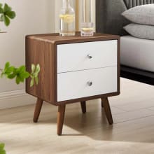Product image of Modway Transmit Mid-Century Modern 2-Drawer Nightstand