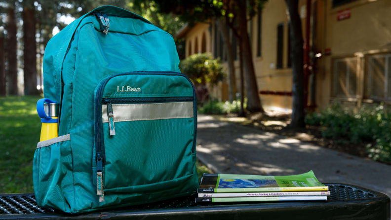 L.L. Bean Kids Original Backpack Print in Blue