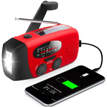 Product image of Running Snail hand-crank emergency radio and flashlight