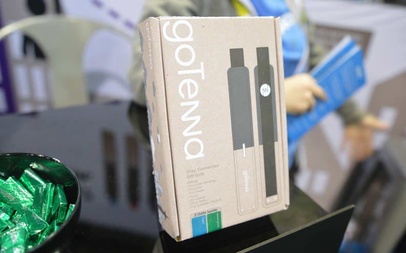 The goTenna's packaging