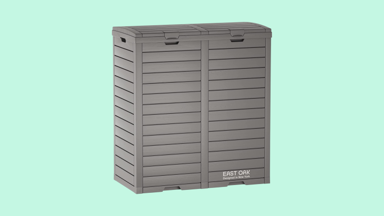 Product image of the East Oak Trash Can.