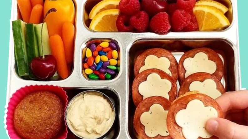 DIY Lunchables in a PlanetBox bento box