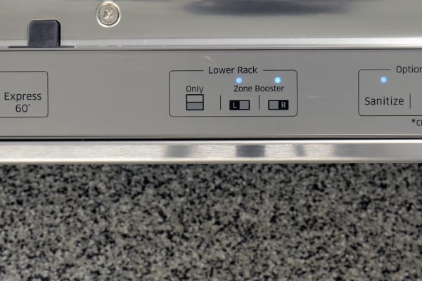 Samsung DW80J7550US touch-sensitive controls