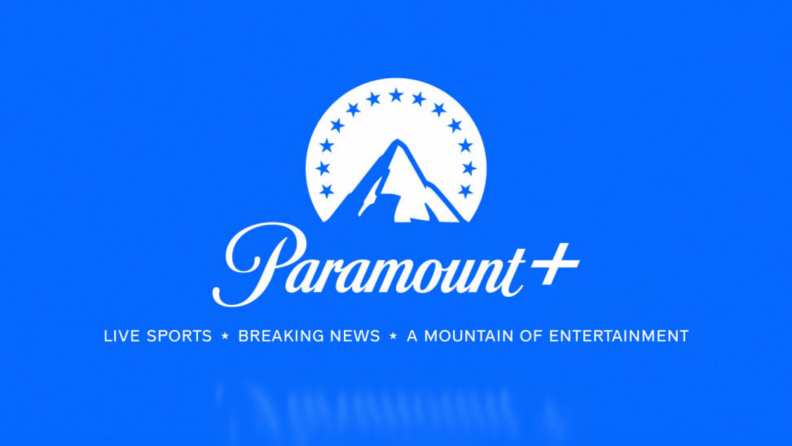 The blue Paramount+ logo.