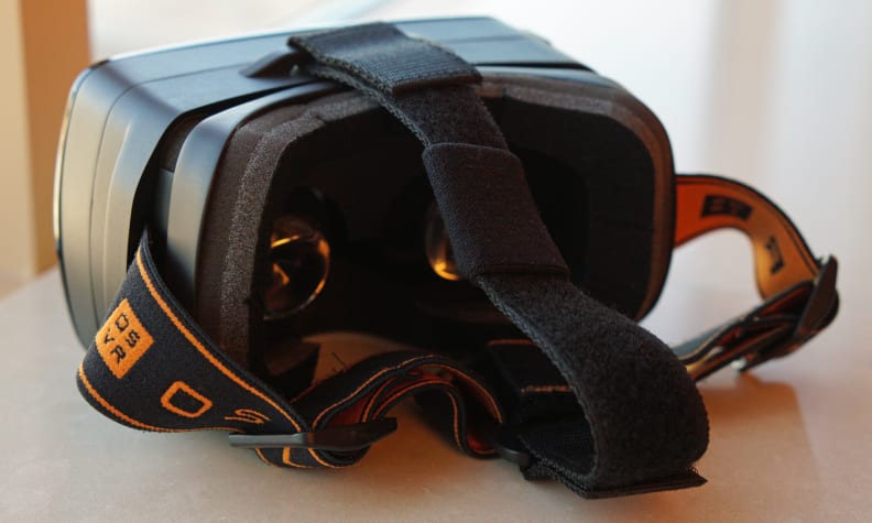 The OSVR has adjustable straps to provide a comfortable fit that won't slide when you move.