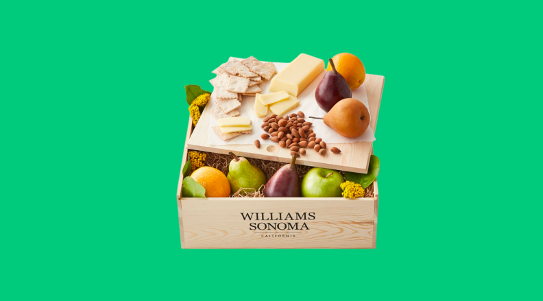fruit and cheese crate