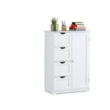 Product image of Costway Wooden Four-Drawer Bathroom Cabinet Storage