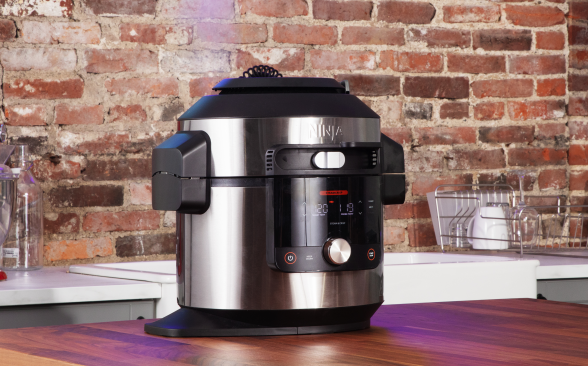 Ninja Foodi Pressure Cooker Steam Fryer on a countertop