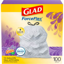 Product image of Glad ForceFlex Tall Kitchen Drawstring Trash Bags
