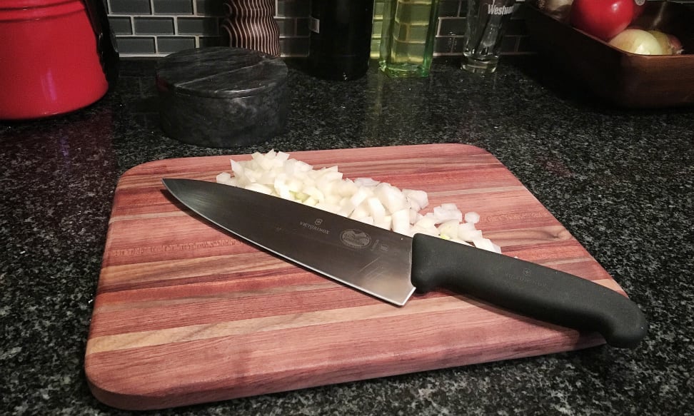 This affordable chef's knife is one of our favorites—and it's on sale right now