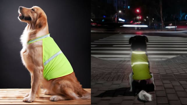 Vizpet reflective dog vest