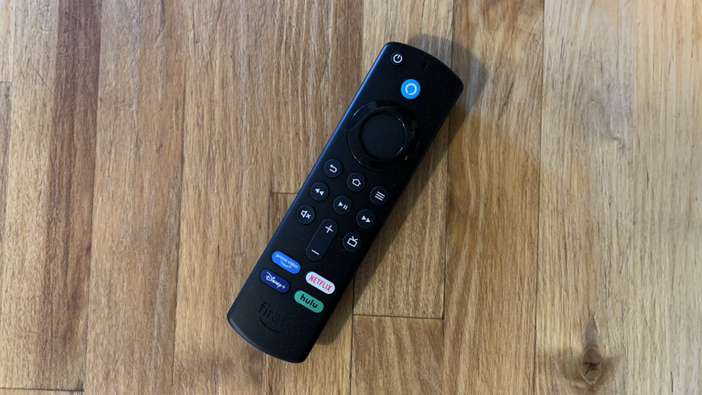 Shot of the Fire Stick remote for televison.