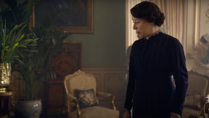 Phyllis Logan as Mrs Hughes in Downton Abbey