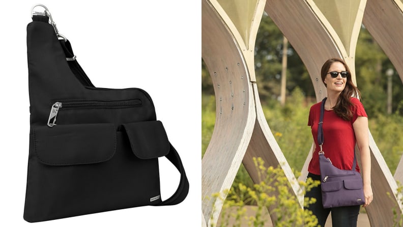 Crossbody bag for traveling