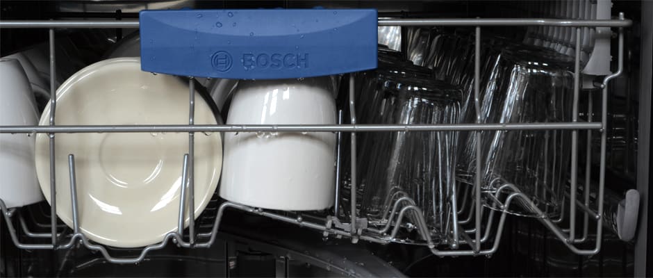 Bosch 24 Wide Front Controls 50 Decibel Dishwasher in Black - SHE3AR76UC